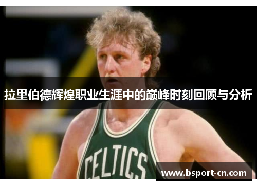 拉里伯德辉煌职业生涯中的巅峰时刻回顾与分析